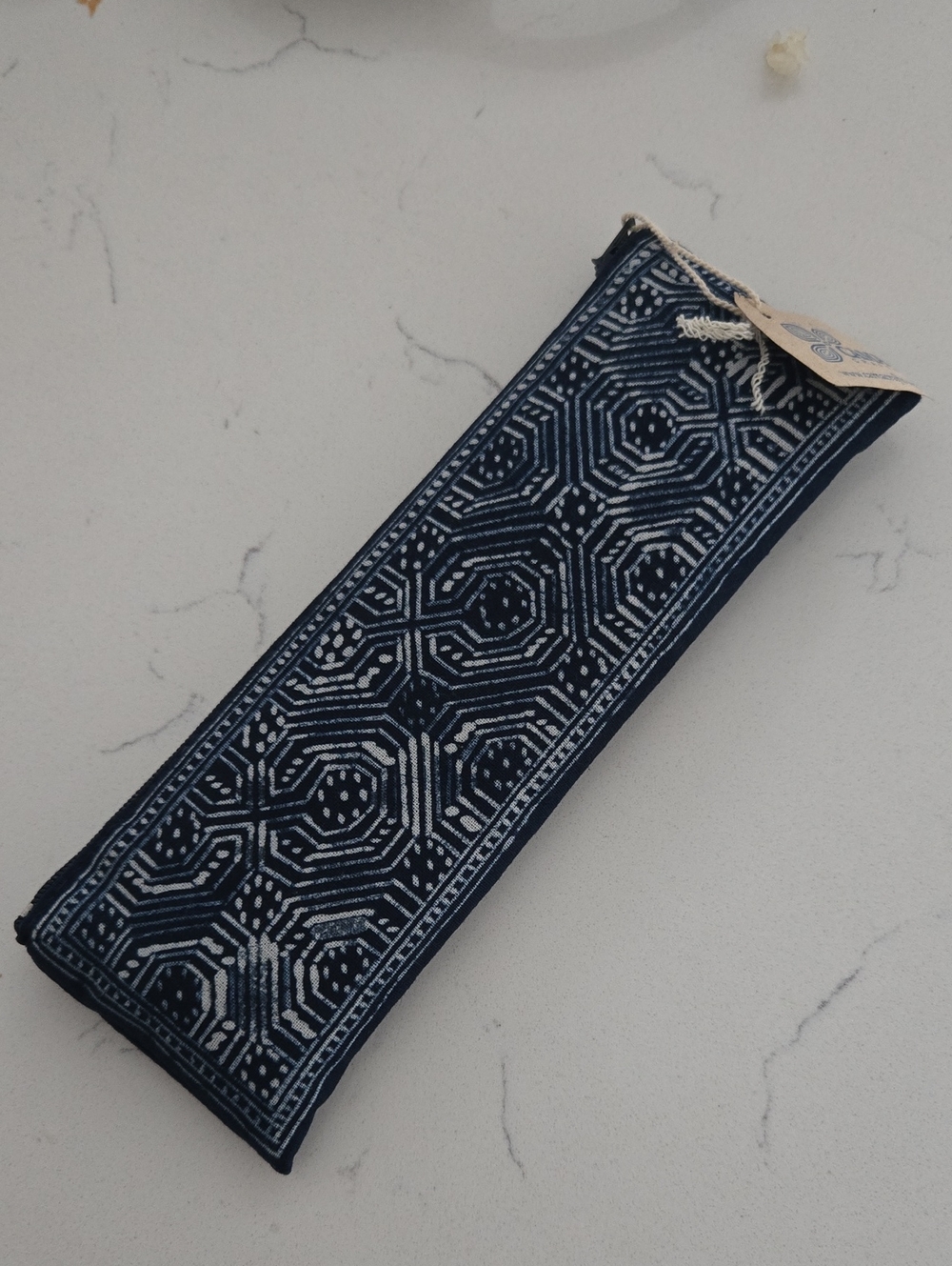 Handmade Indigo Patterned Women’s Fabric Clutch Pouch